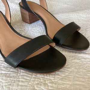 Madewell mid-heel sandals Excellent cond.